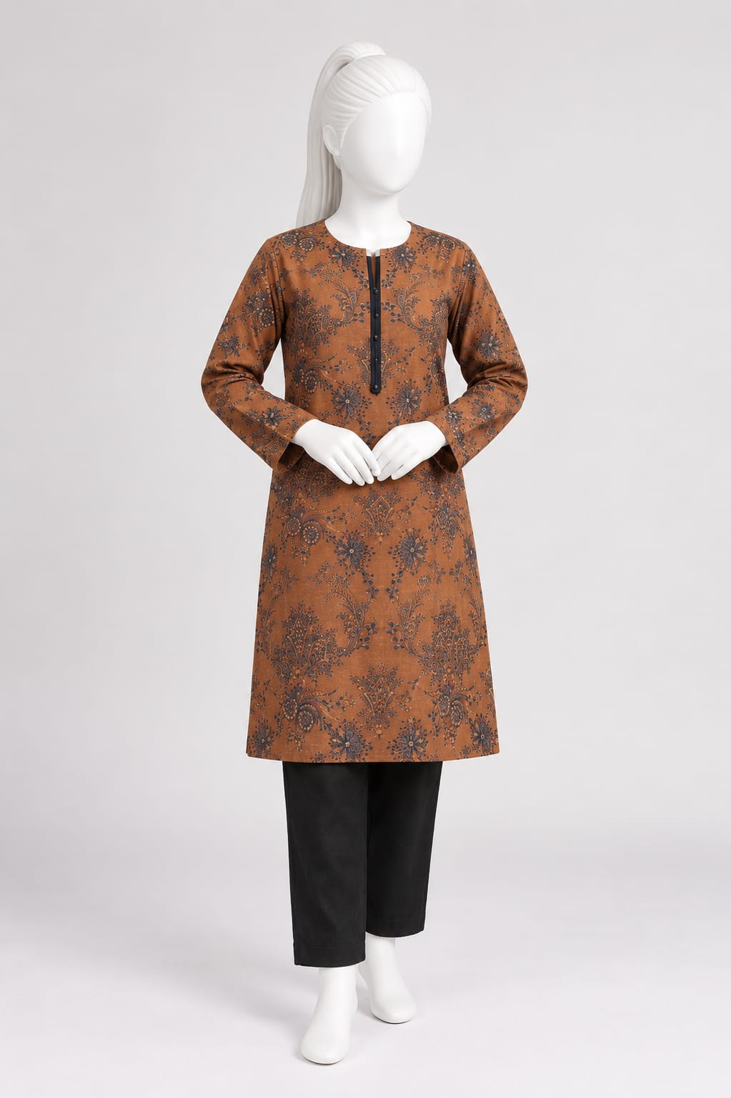 PyariPoshak Girls Exclusive Printed 2 Piece Suit – Modern Classic Look