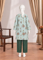 PyariPoshak Girls Exclusive Printed 2 Piece Suit – Modern Classic Look
