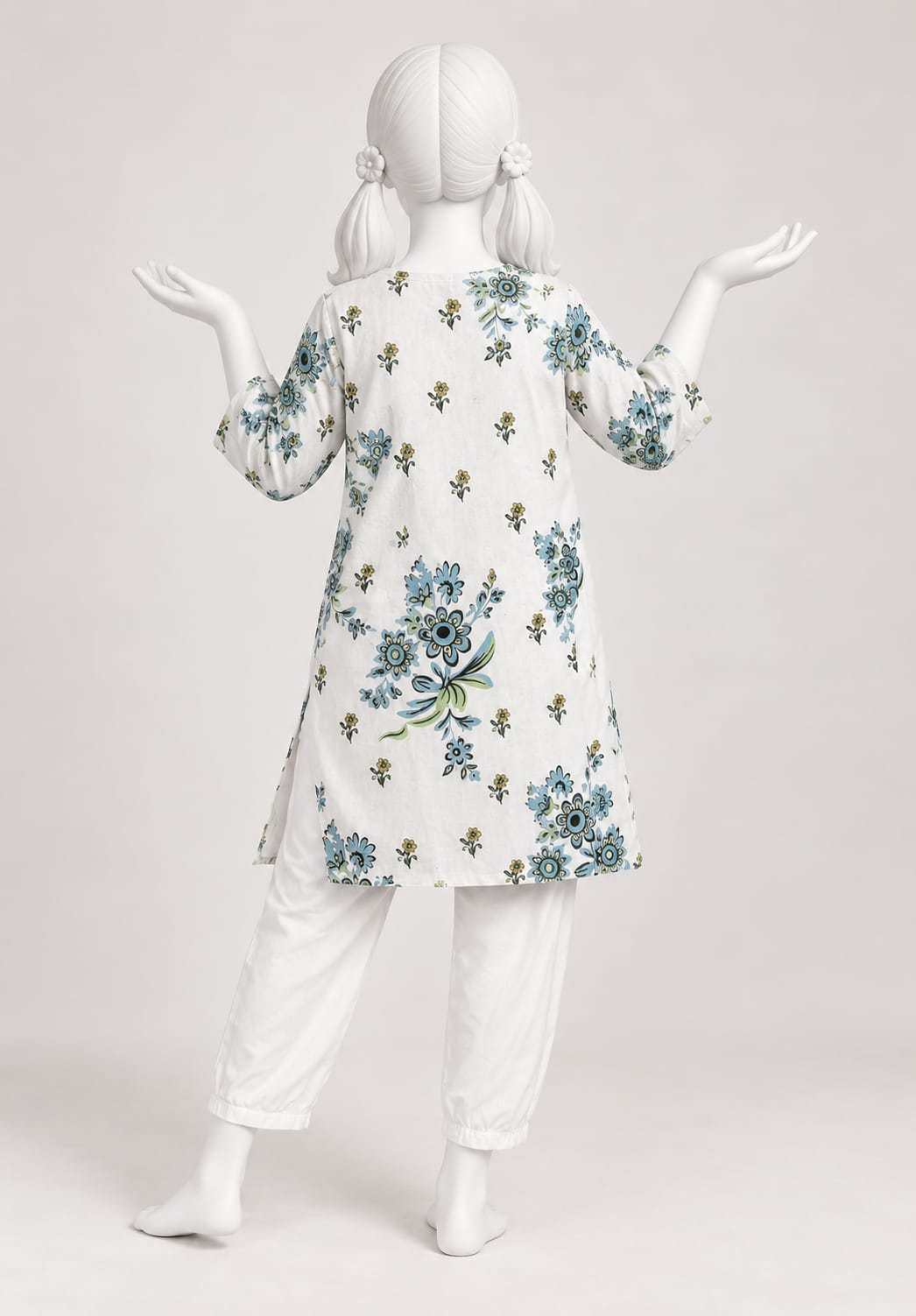 PyariPoshak Girls Exclusive Printed 2 Piece Suit – Modern Classic Look
