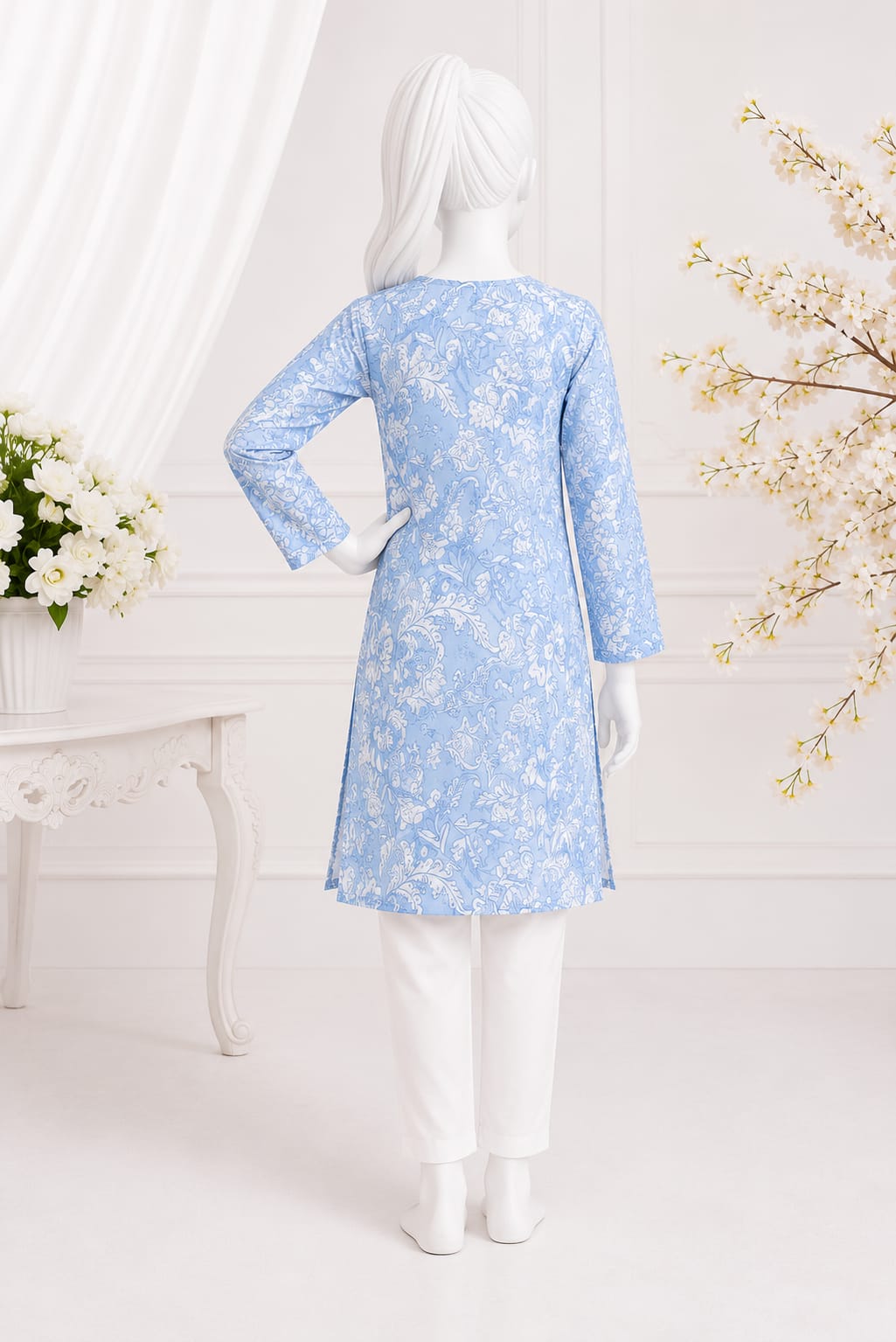 PyariPoshak Girls Exclusive Printed 2 Piece Suit – Modern Classic Look