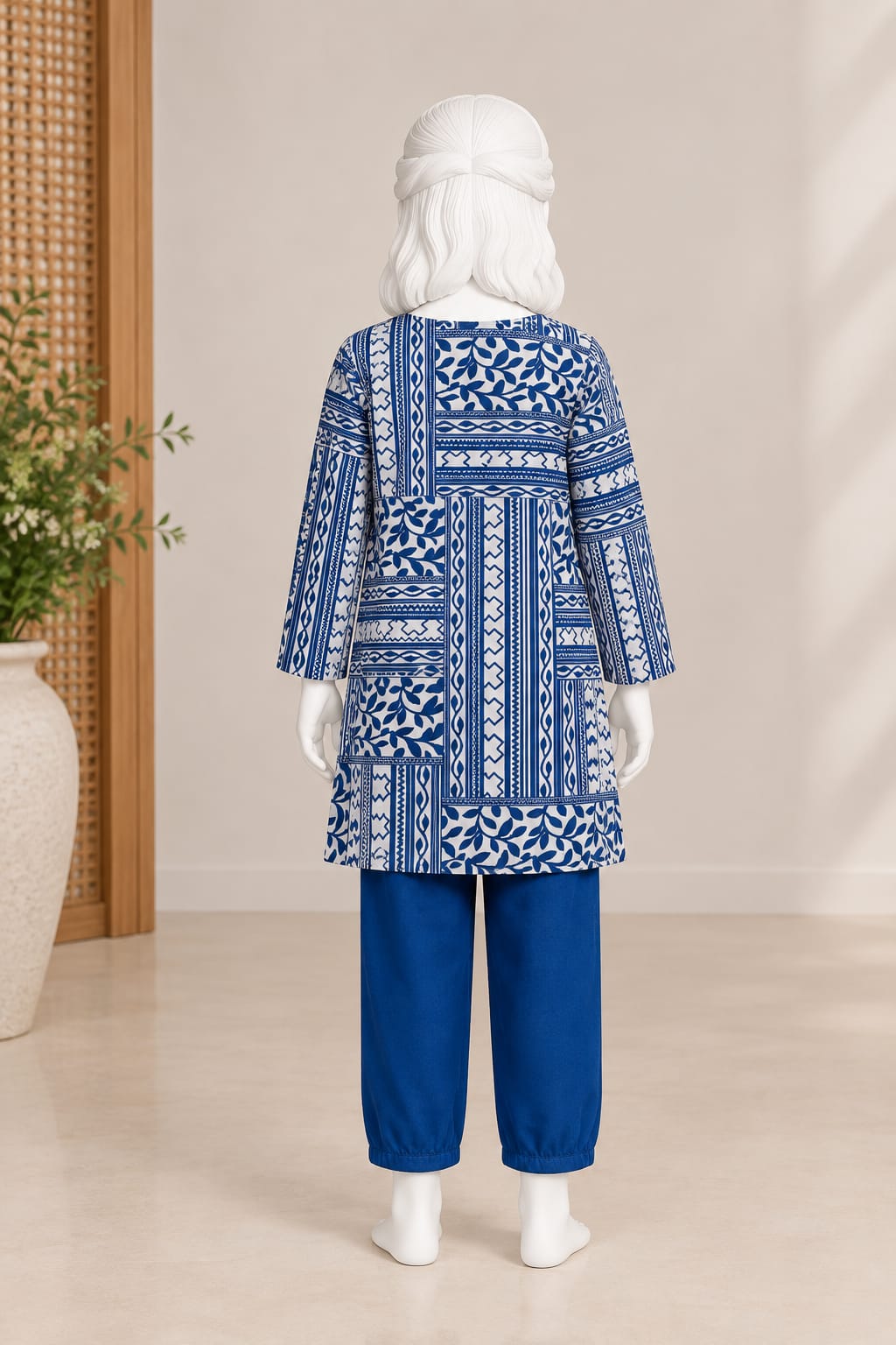 PyariPoshak Girls Exclusive Printed 2 Piece Suit – Modern Classic Look