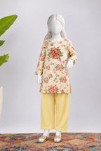 PyariPoshak Girls Exclusive Printed 2 Piece Suit – Modern Classic Look