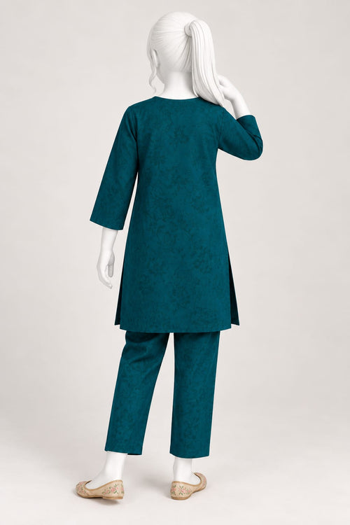 PyariPoshak Girls Exclusive Printed 2 Piece Suit – Modern Classic Look