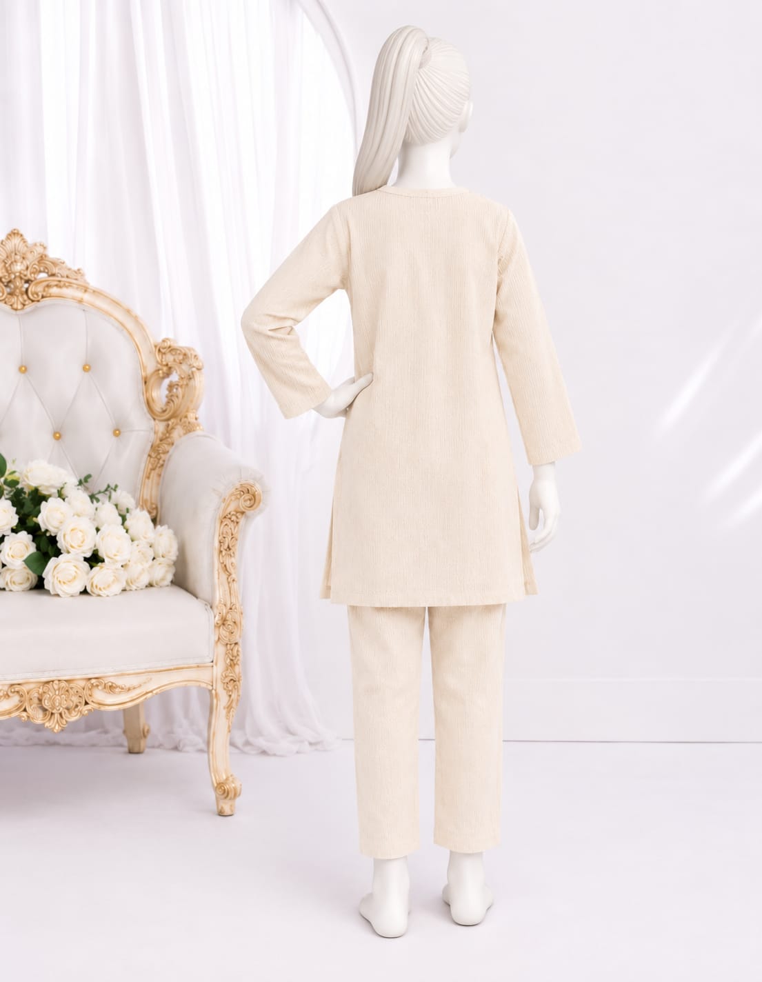 PyariPoshak Girls Exclusive Printed 2 Piece Suit – Modern Classic Look