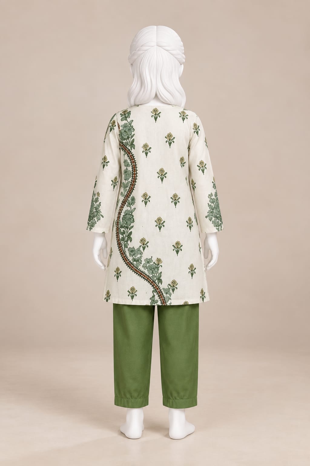 PyariPoshak Girls Exclusive Printed 2 Piece Suit – Modern Classic Look
