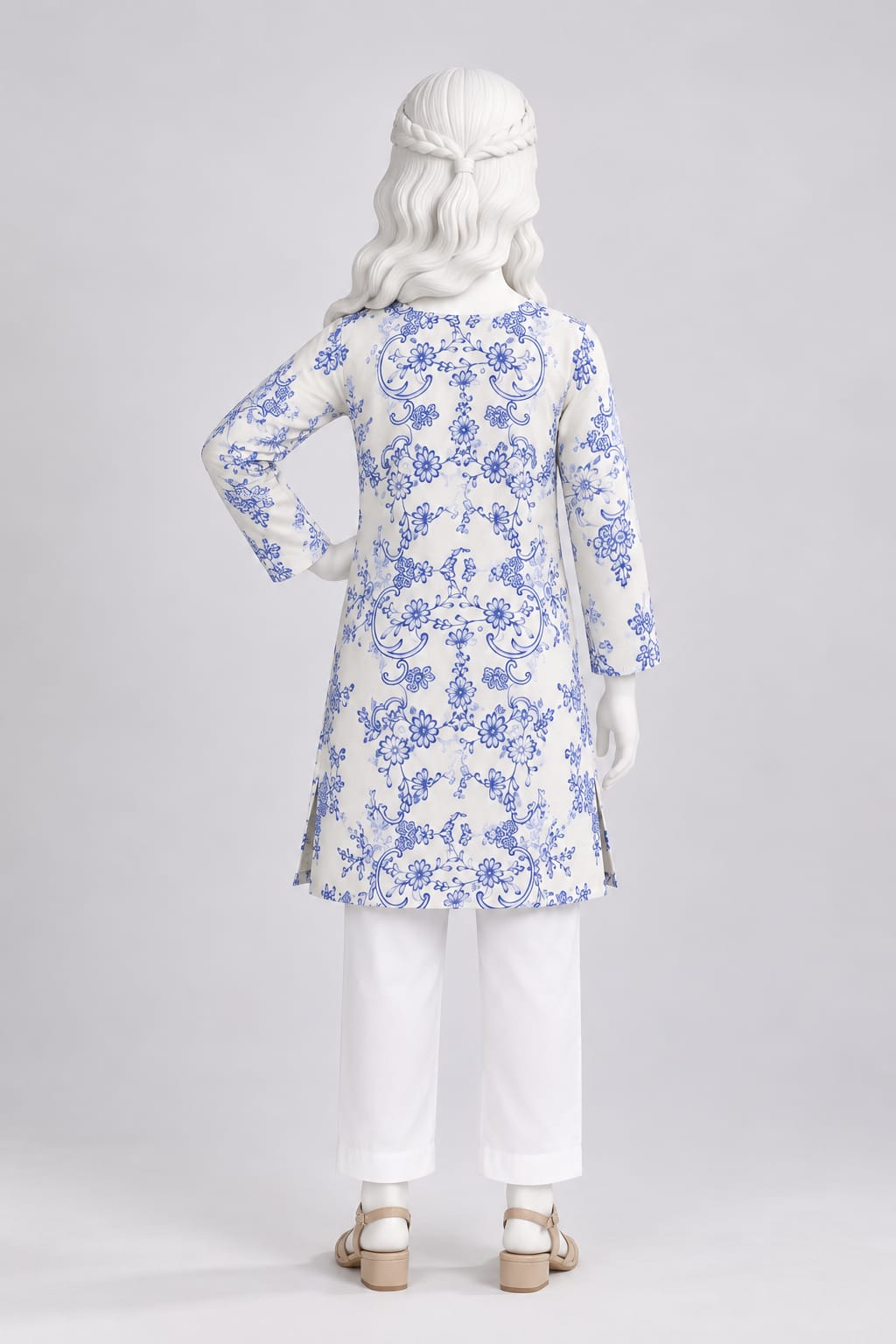 PyariPoshak Girls Exclusive Printed 2 Piece Suit – Modern Classic Look