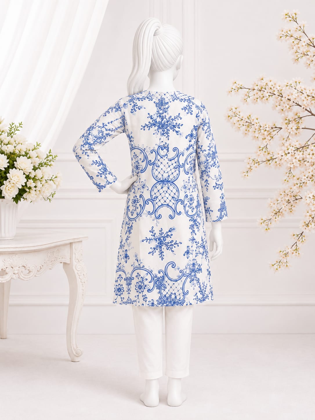 PyariPoshak Girls Exclusive Printed 2 Piece Suit – Modern Classic Look