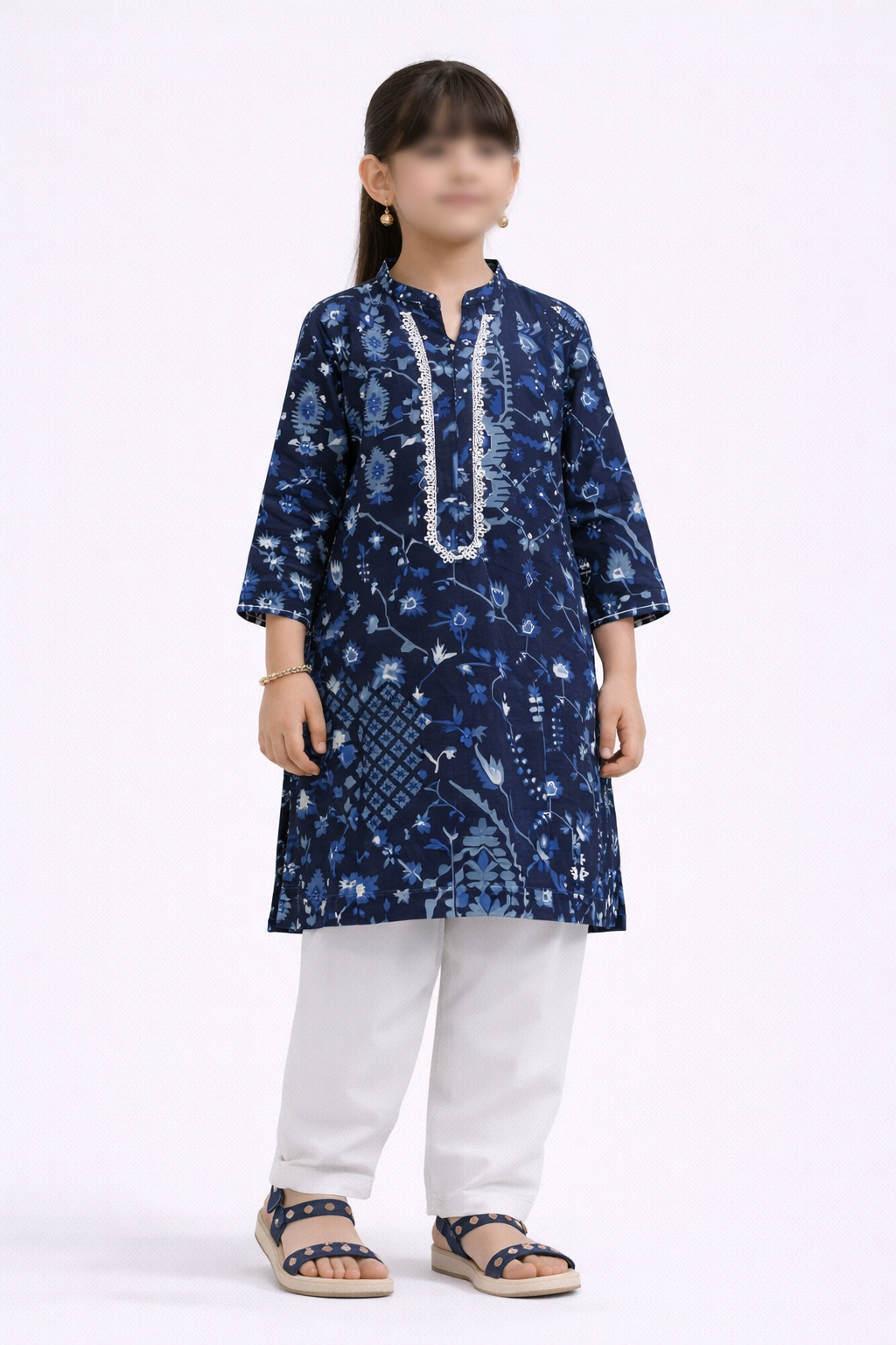 PyariPoshak Girls Exclusive Printed 2 Piece Suit – Modern Classic Look