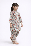 PyariPoshak Girls Exclusive Printed 2 Piece Suit – Modern Classic Look