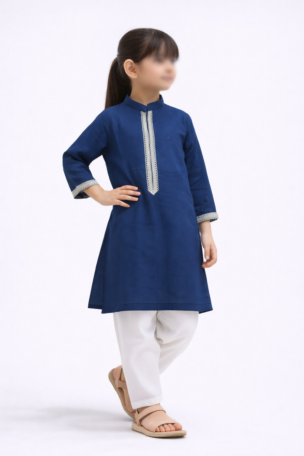 PyariPoshak Girls Exclusive Printed 2 Piece Suit – Modern Classic Look