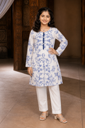PyariPoshak Girls Exclusive Printed 2 Piece Suit – Modern Classic Look